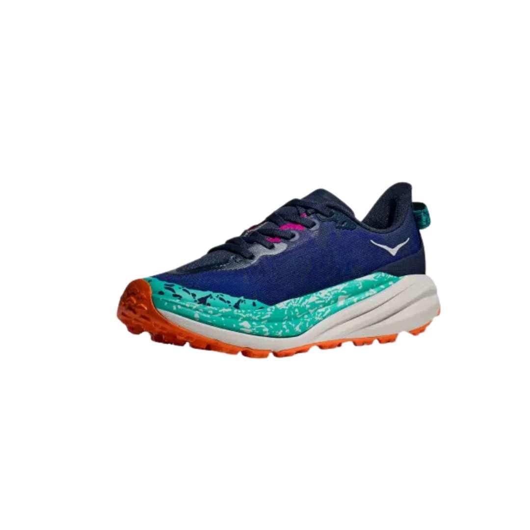 Hoka One Women's Speedgoat 6 Trail Running Shoe - Varsity Navy/Meteor